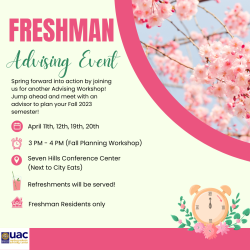Freshmen Advising Event