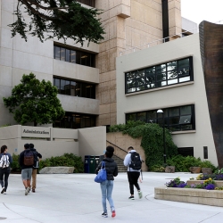 front of administration building